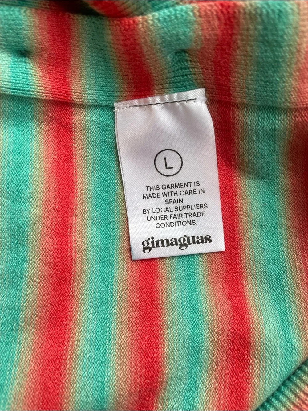 Gimaguas stripe button miniskirt - Picture 4 of 4